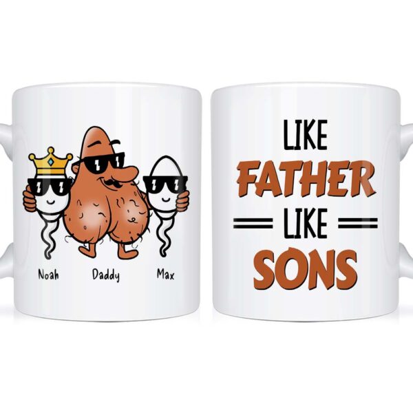 Personalized Like Father Like Son Mug