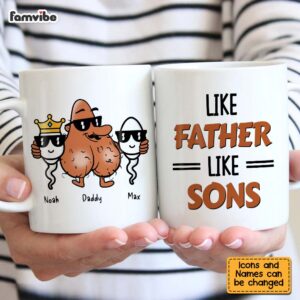 Personalized Like Father Like Son Mug