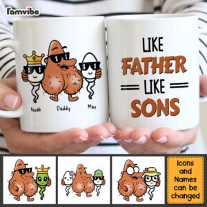 Personalized Like Father Like Son Mug 3