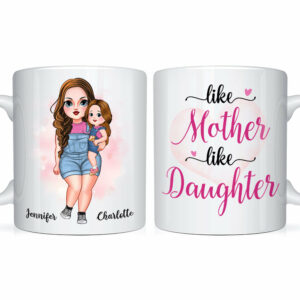 Personalized Like Mother Like Daughter Mug
