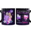 Personalized Long Distance Mom Daughter Rose Mug