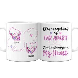 Personalized Long Distance Mug