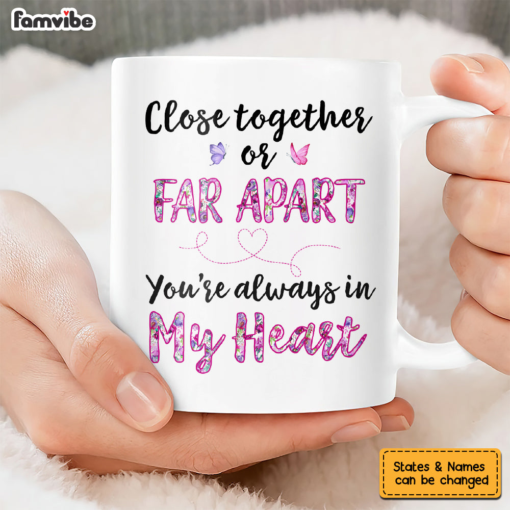 Personalized Long Distance Mug Personalized Long Distance Mug