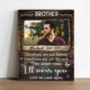 Personalized Loss Of Brother Gift, Brother Passed Away Gift, In Memory Of A Brother