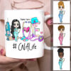 Personalized Love Nurse Life Mug