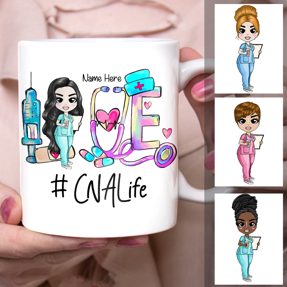 Personalized Love Nurse Life Mug Personalized Love Nurse Life Mug