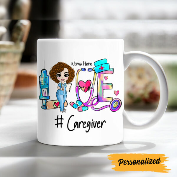 Personalized Love Nurse Life Mug