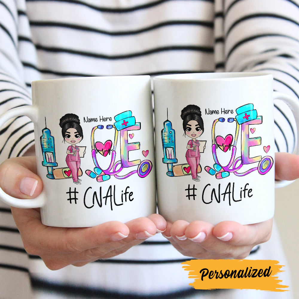 Personalized Love Nurse Life Mug Personalized Love Nurse Life Mug