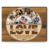 Personalized Love Photo Gift For Boyfriend, Love Picture Collage, Anniversary Gift For Husband