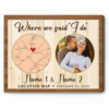 Personalized Map Anniversary Gift, Where We Said I Do Custom Map Print With Photo, Gifts First Anniversary – Best Personalized Gifts For Everyone