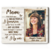 Personalized Memorial Canvas For Mom, Sympathy Gifts For Loss Of Mother, Mom Memorial Gifts Picture Frame