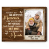 Personalized Memorial Canvas With Picture, In Loving Memory Custom Canvas, Picture Frame For Lost Loved One