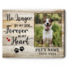 Personalized Memorial Gift For Loss Of Dog, Pet Loss Sympathy Gifts, Pet Photo Memorial Gifts