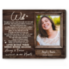 Personalized Memorial Gift For Loss Of Wife, In Memory Of Wife, Memorial Canvas For Wife