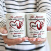 Personalized Memorial Mom Dad My Heart Change Forever Mug