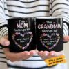 Personalized Mom Grandma Belong To Mug