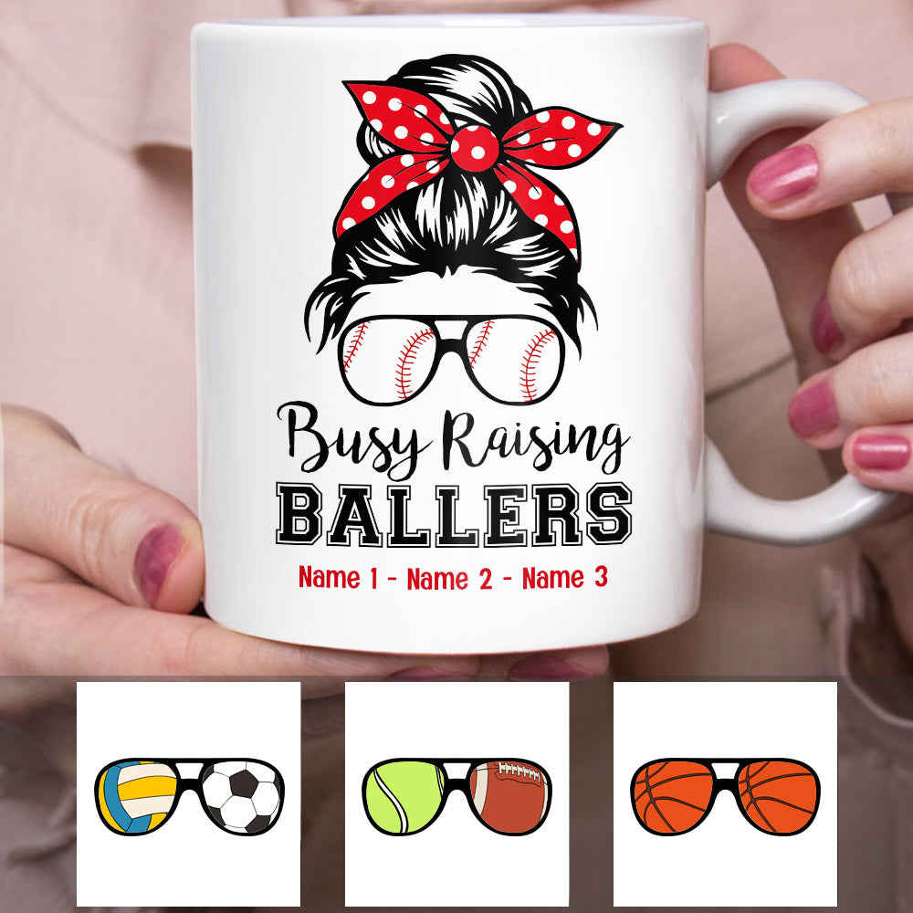 Personalized Mom Grandma Softball Baseball Mug Personalized Mom Grandma Softball Baseball Mug