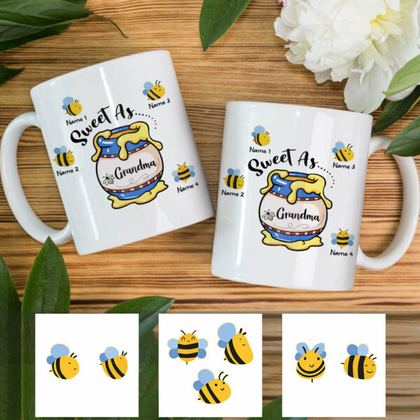 Personalized Mom Grandma Sweet Mug