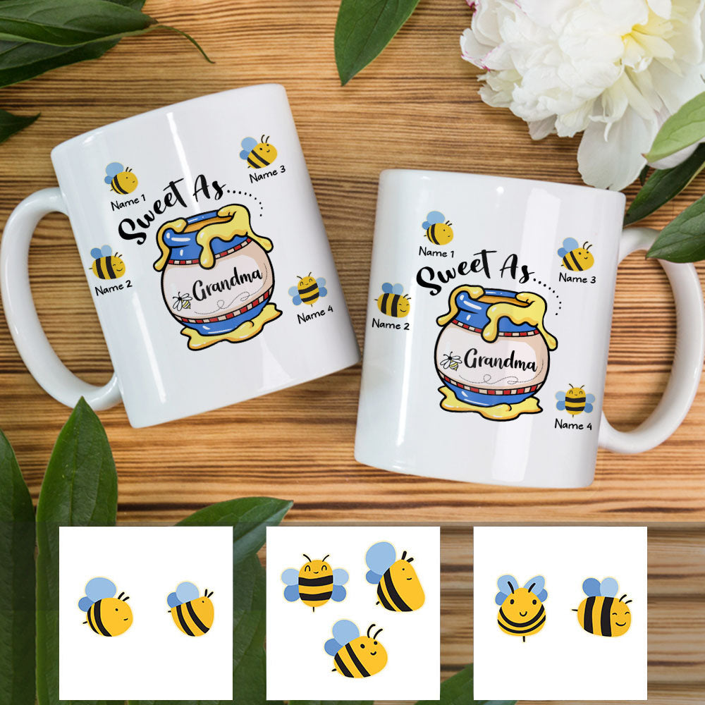 Personalized Mom Grandma Sweet Mug Personalized Mom Grandma Sweet Mug
