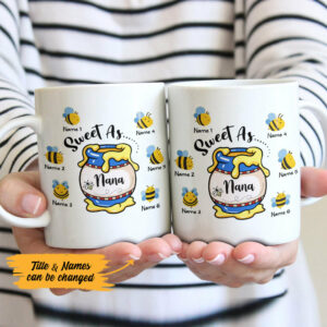 Personalized Mom Grandma Sweet Mug 4