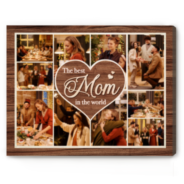 Personalized Mom Photo Collage Gifts, Mom Gifts For Christmas, Unique Photo Gift For Mom