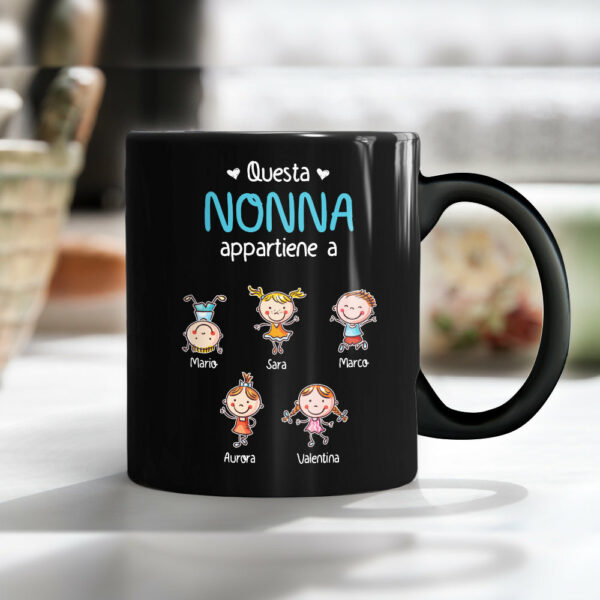 Personalized Nonna Nonno Italian Grandma Grandpa Mug