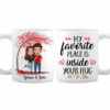 Personalized Old Couple Love Tree Mug