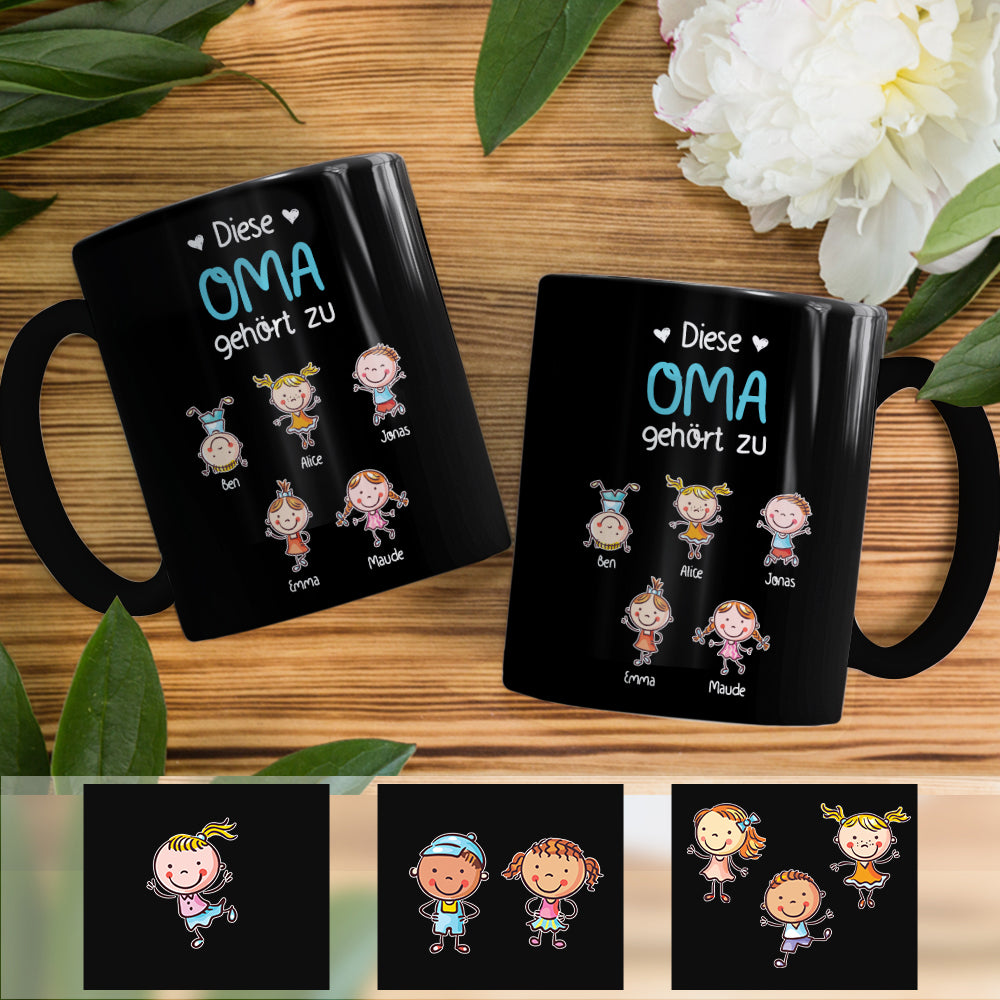 Personalized Opa German Grandpa Belongs Mug Personalized Opa German Grandpa Belongs Mug