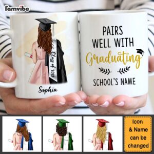 Personalized Pairs Well With Graduating Mug 3