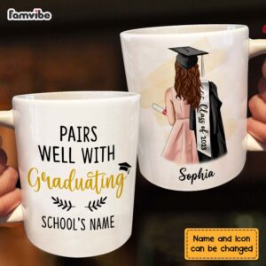 Personalized Pairs Well With Graduating Mug 5