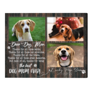 Personalized Pet Sympathy Gifts, Dog Memorial Picture Frame, Dog Gift To Mom