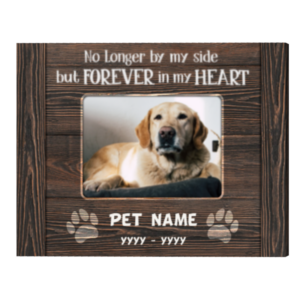 Personalized Pet Sympathy Gifts, Pet Loss Frame, Personalized Dog Memorial Canvas, Cat Loss Gift – Best Personalized Gifts For Everyone