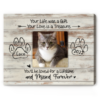 Personalized Photo Cat Memorial Gifts, Cat Loss Gifts, Cat Memorial Wall Art
