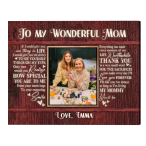 Personalized Photo Gifts For Mom, Gift For Mom From Daughter, 2022 Christmas Gifts For Mom