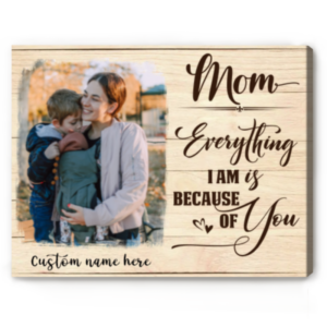 Personalized Photo Gifts For Mom, Unique Gifts For Mom From Kids, Mothers Day Gifts From Son Or Daughter – Best Personalized Gifts For Everyone
