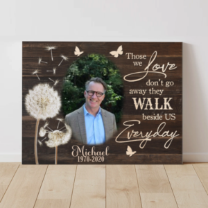 Personalized Picture Memorial Gifts, Memorial Canvas Gifts, Custom Remembrance Gifts