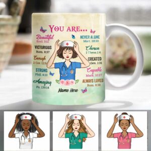 Personalized Proud Nurse Jesus Mug 3
