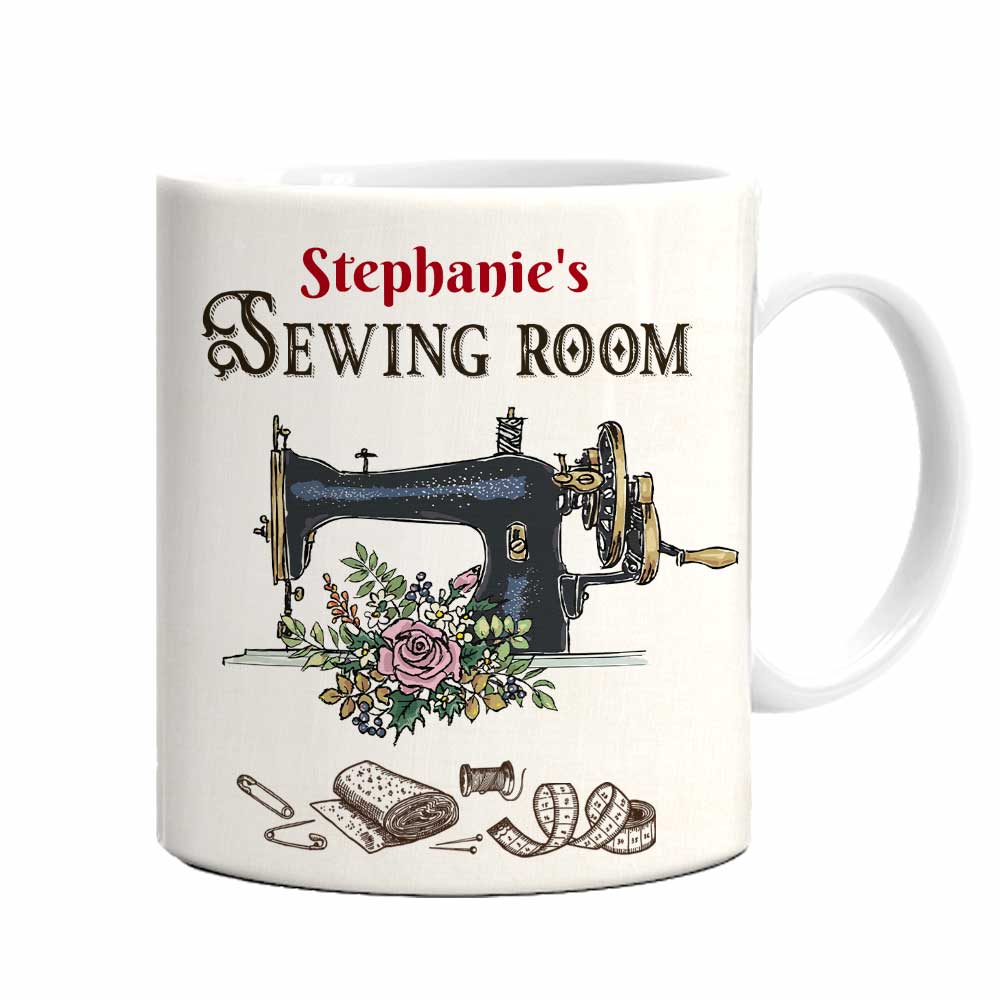 Personalized Sewing Room Rules Mug Personalized Sewing Room Rules Mug