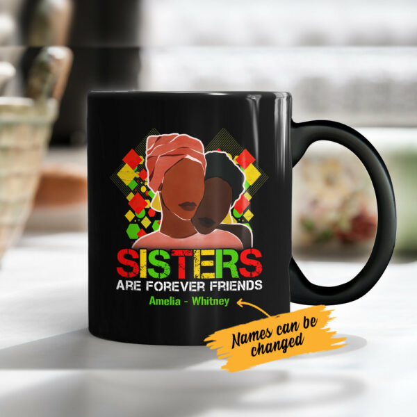 Personalized Sisters BFF BWA Friends Mug