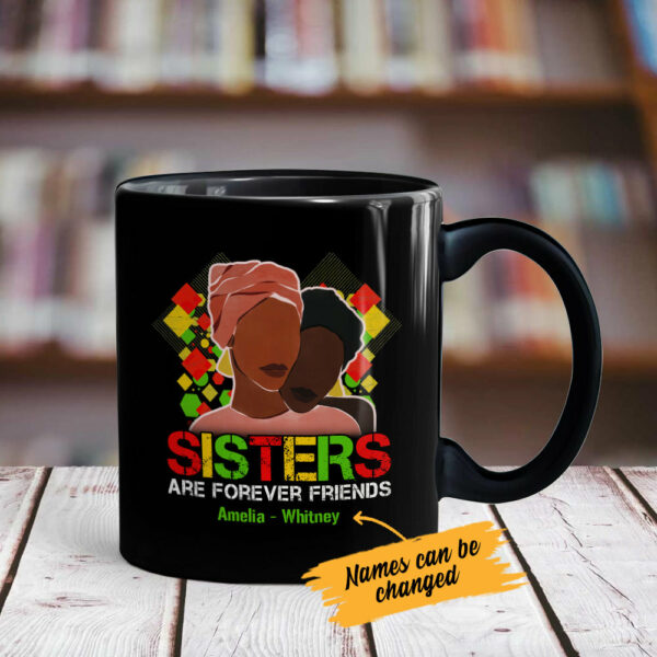 Personalized Sisters BFF BWA Friends Mug