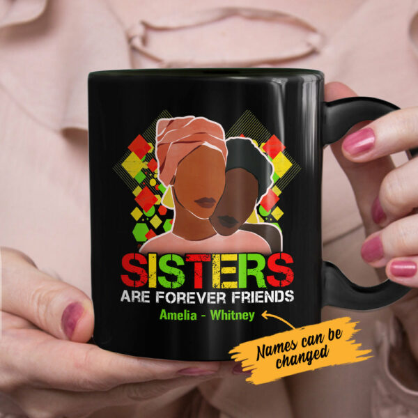 Personalized Sisters BFF BWA Friends Mug