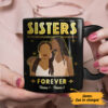 Personalized Sisters Forever BWA Friends Mug