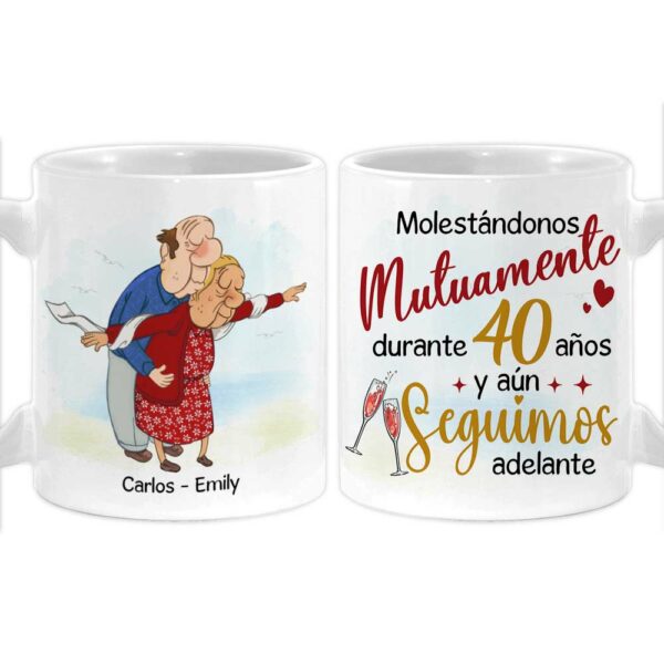 Personalized Spanish Molestandonos Mutuamente Durante Mug