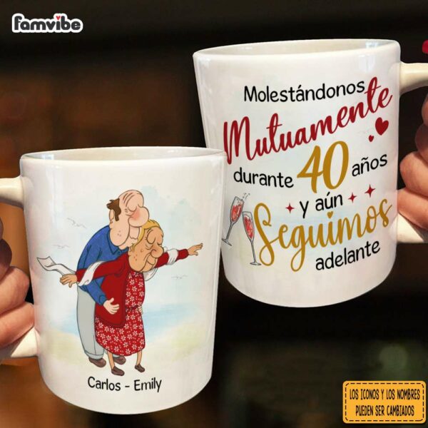 Personalized Spanish Molestandonos Mutuamente Durante Mug