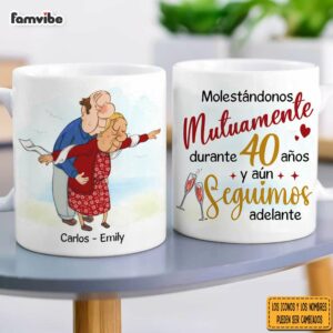 Personalized Spanish Molestandonos Mutuamente Durante Mug 3