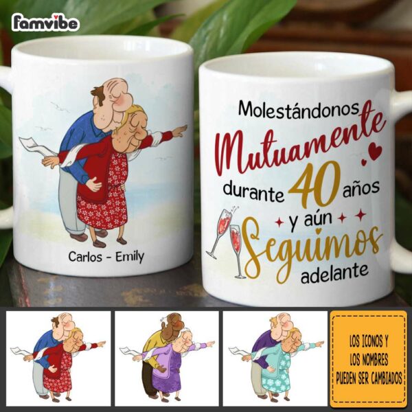 Personalized Spanish Molestandonos Mutuamente Durante Mug