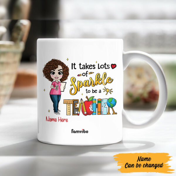Personalized Teacher Back To School Mug