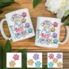 Personalized The Best Dog Mom Grandma Mug
