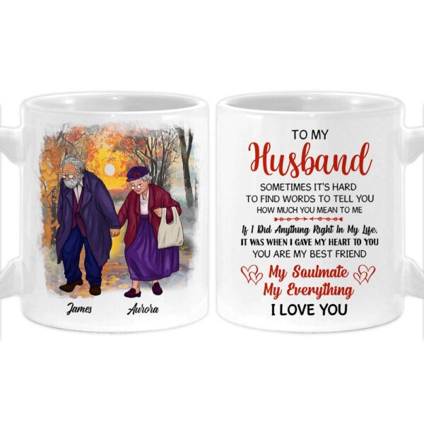 Personalized To My Husband I Love You Mug