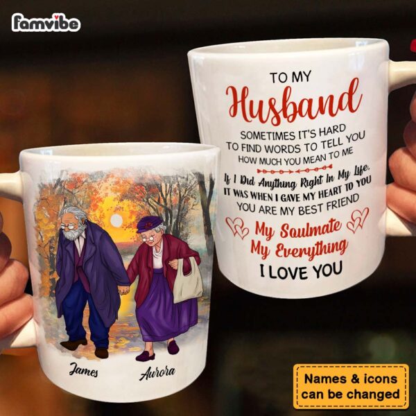 Personalized To My Husband I Love You Mug